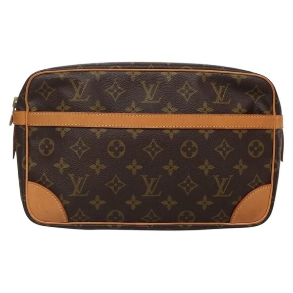 LOUIS VUITTON Monogram Compiegne 28 Clutch Bag - Picture 1 of 16